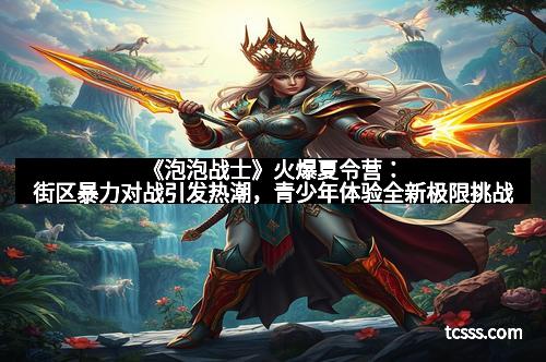 《泡泡战士》火爆夏令营：街区暴力对战引发热潮，青少年体验全新极限挑战